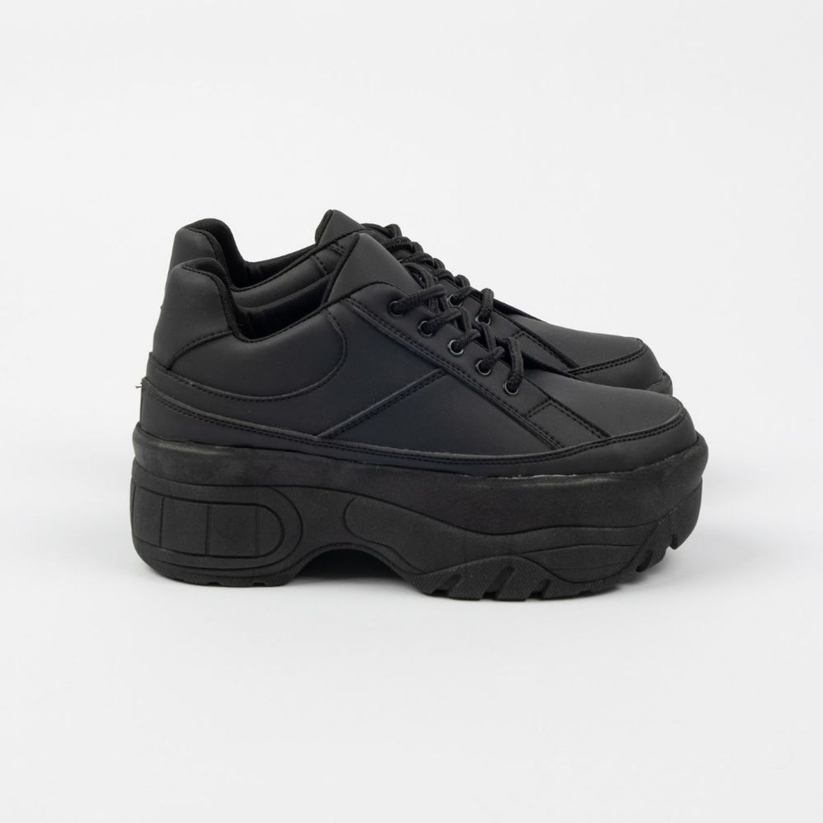 MAGDALENA SHOES - ZAPATILLA PLATAFORMA MUJER KIARA 719 NEGRO