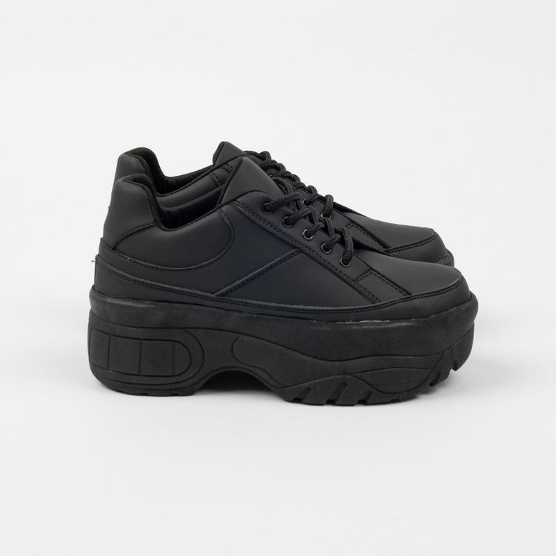 MAGDALENA SHOES - ZAPATILLA PLATAFORMA MUJER KIARA 719 NEGRO