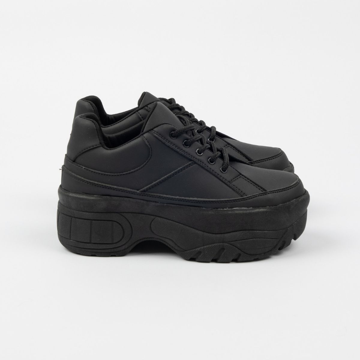 MAGDALENA SHOES - ZAPATILLA PLATAFORMA MUJER KIARA 719 NEGRO