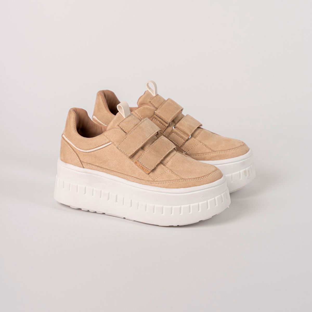 MAGDALENA SHOES - ZAPATILLAS PLATAFORMA MUJER PEGGY 821 BEIGE