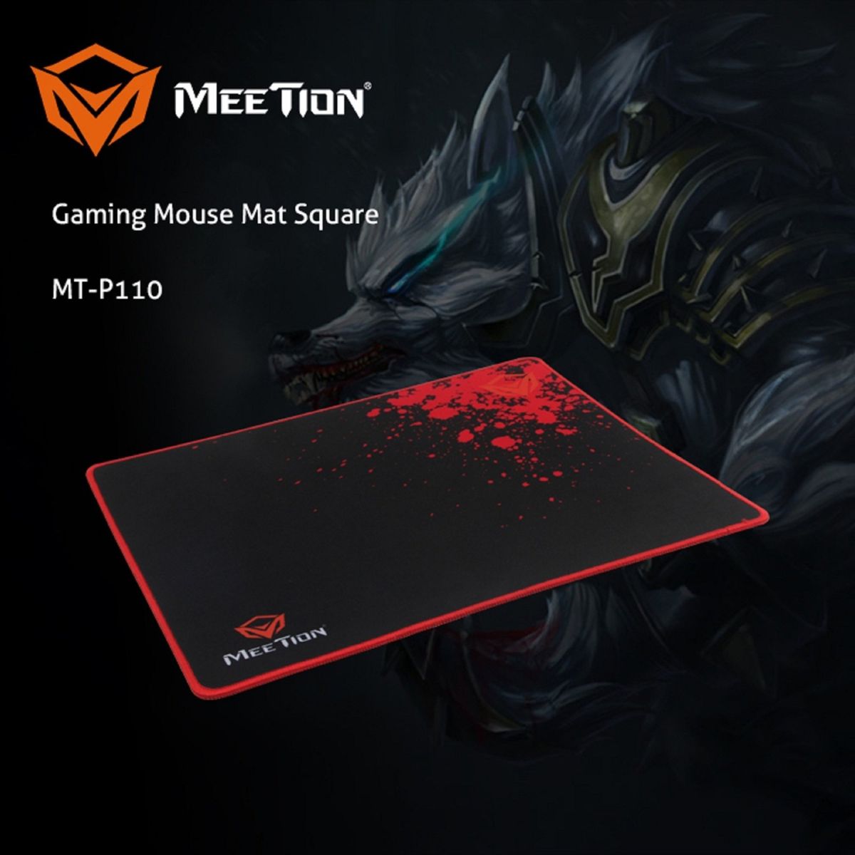 MEETION - Pad Mouse Gamer Meetion P110 435x350 MMO Pixel Precisión Profesional