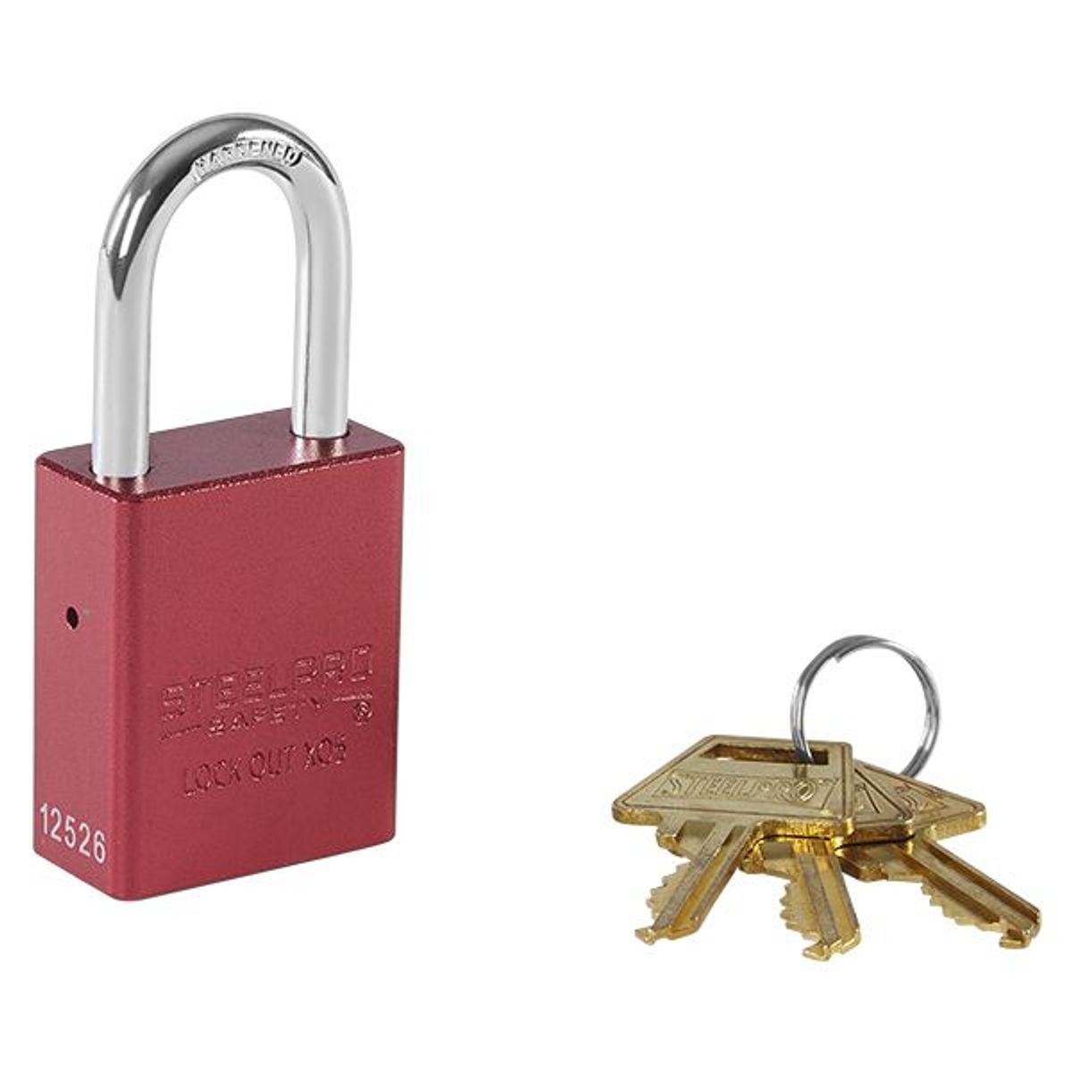 STEEL PRO - CANDADO LOCK OUT X05 ROJO