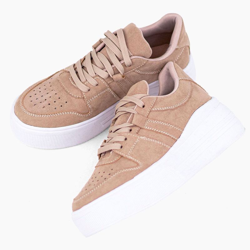 MAGDALENA SHOES - ZAPATILLAS MUJER RENATA 770 BEIGE