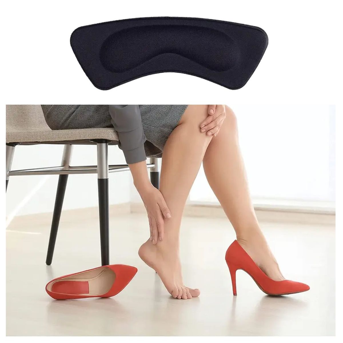 TODO FIT - Protector Talón Extra Suave Comodidad Volumen Zapatos Suelto