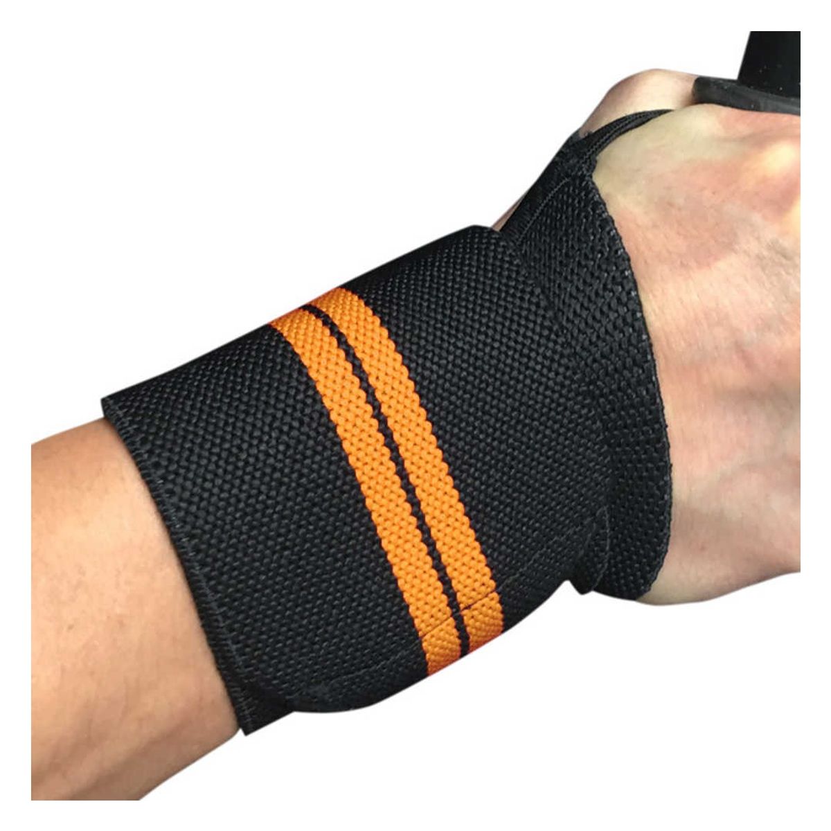 TODO FIT - Vendas muñequera de potencia gimnasio naranja