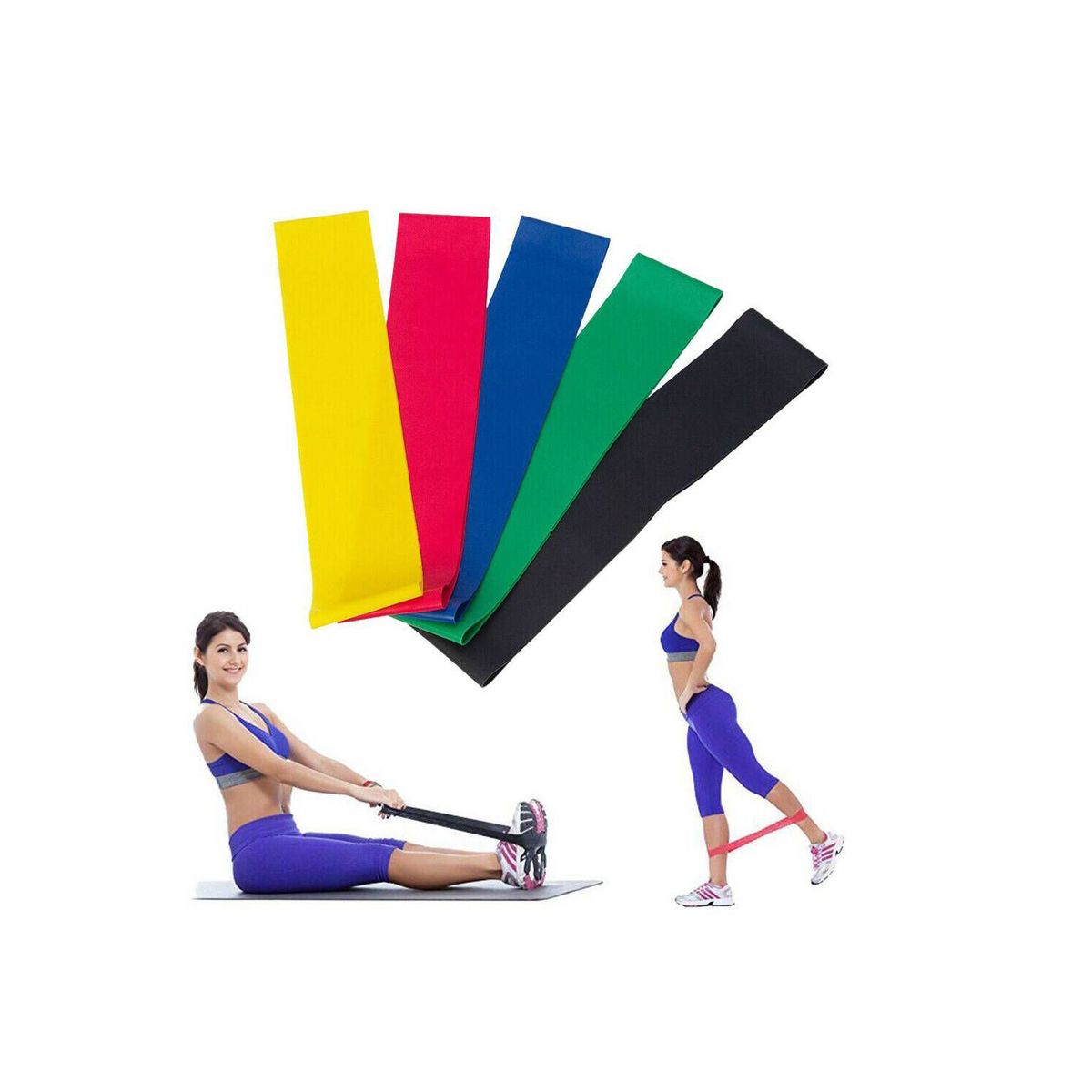 TODO FIT - Set Bandas Elásticas De Resistencia x5 TODO FIT