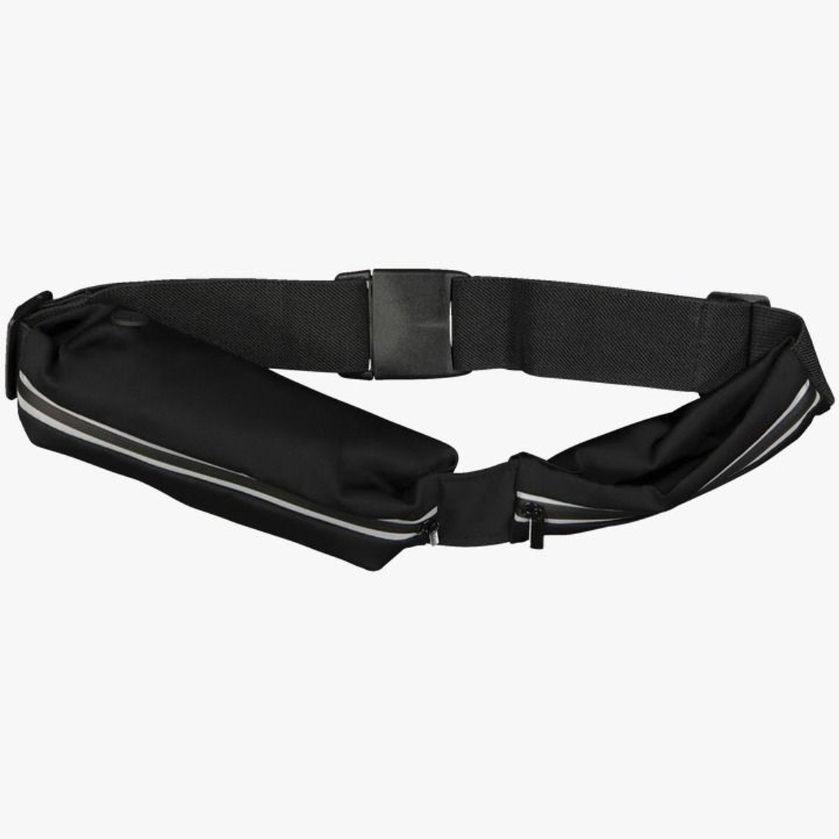 TODO FIT - Canguro Cinturón deportivo delgado Ultrafino Negro