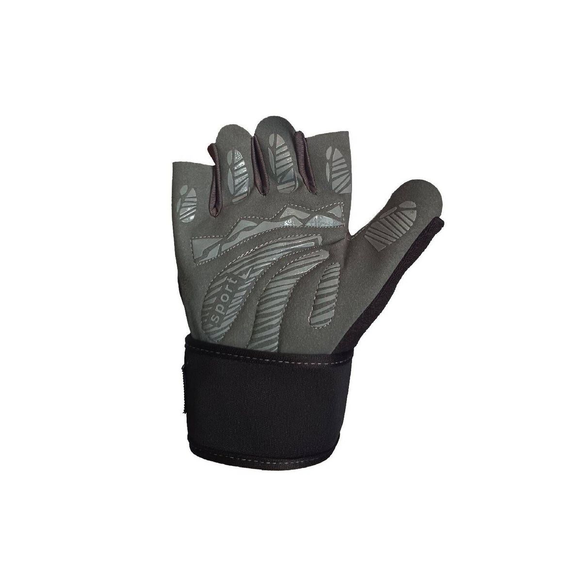 TODO FIT - Guantes Deportivos para Gimnasio con Muñequera Ajustable  Plomo