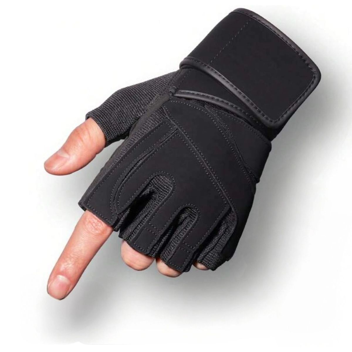 TODO FIT - Guantes Fitness con Soporte de Muñeca y Ventilación Palma Antideslizante