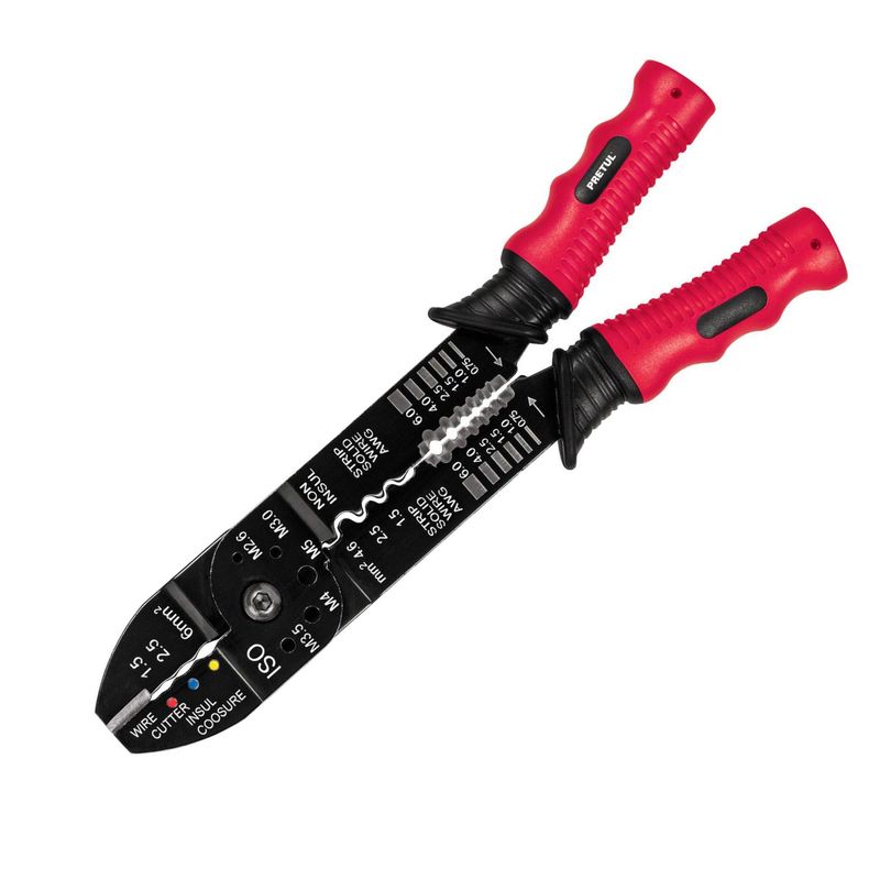 PRETUL - Alicate pelacable automático alicate de electricista Pretul