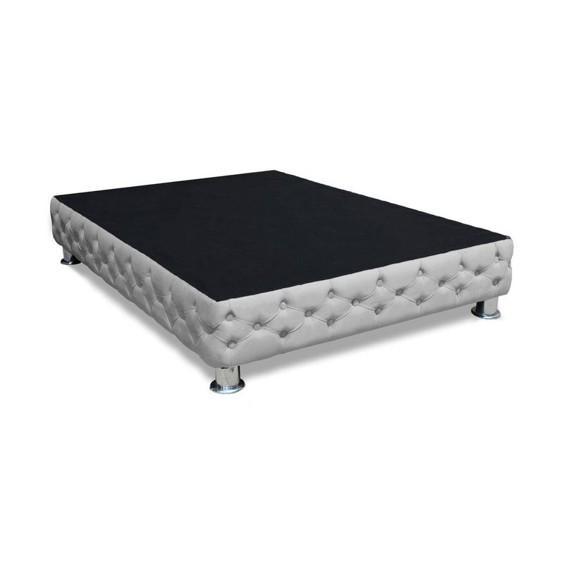 BARAKA HOME - Base De Cama Aarhus 1.5 plz - Gris Claro