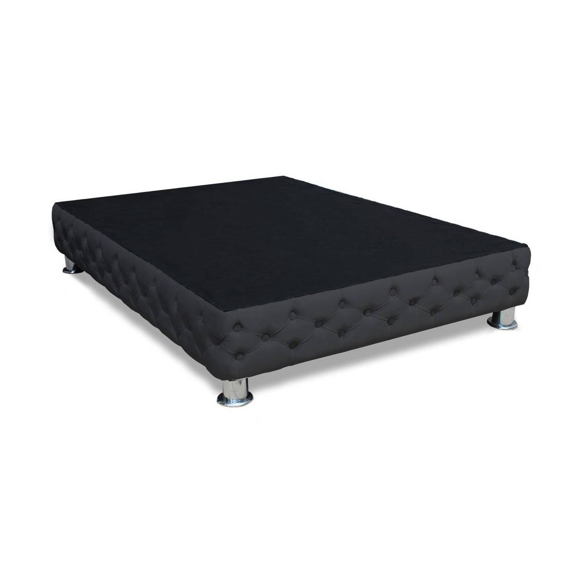 BARAKA HOME - Base De Cama Aarhus 2 plz - Negro