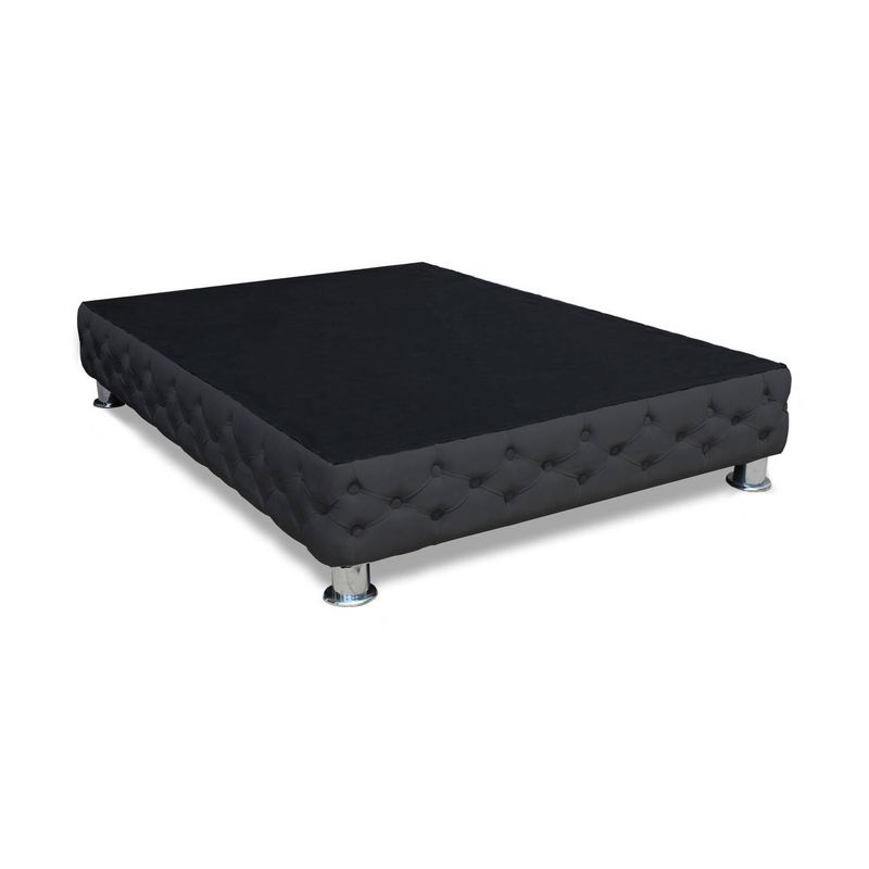 BARAKA HOME - Base De Cama Aarhus 2 plz - Negro