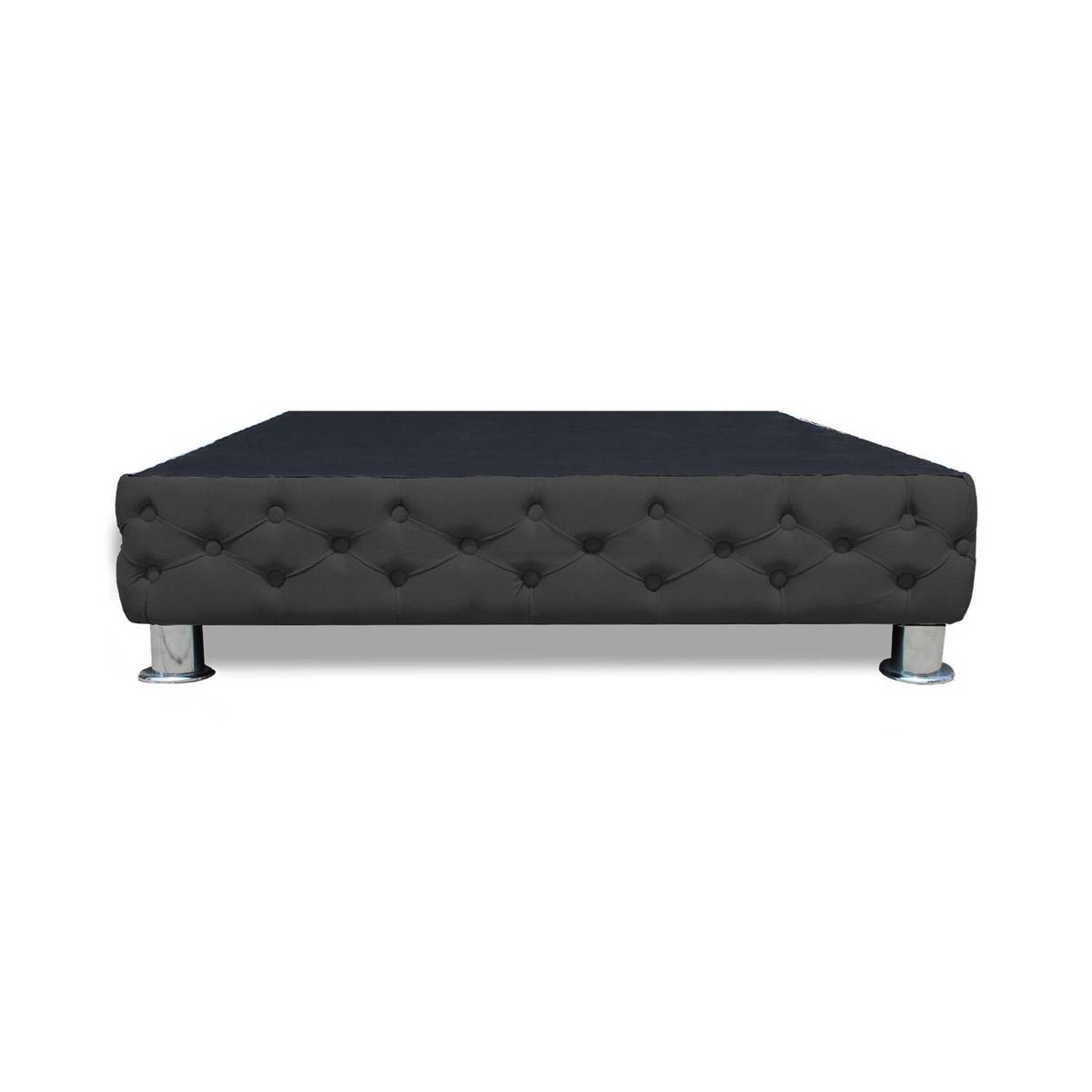 BARAKA HOME - Base De Cama Aarhus 2 plz - Negro