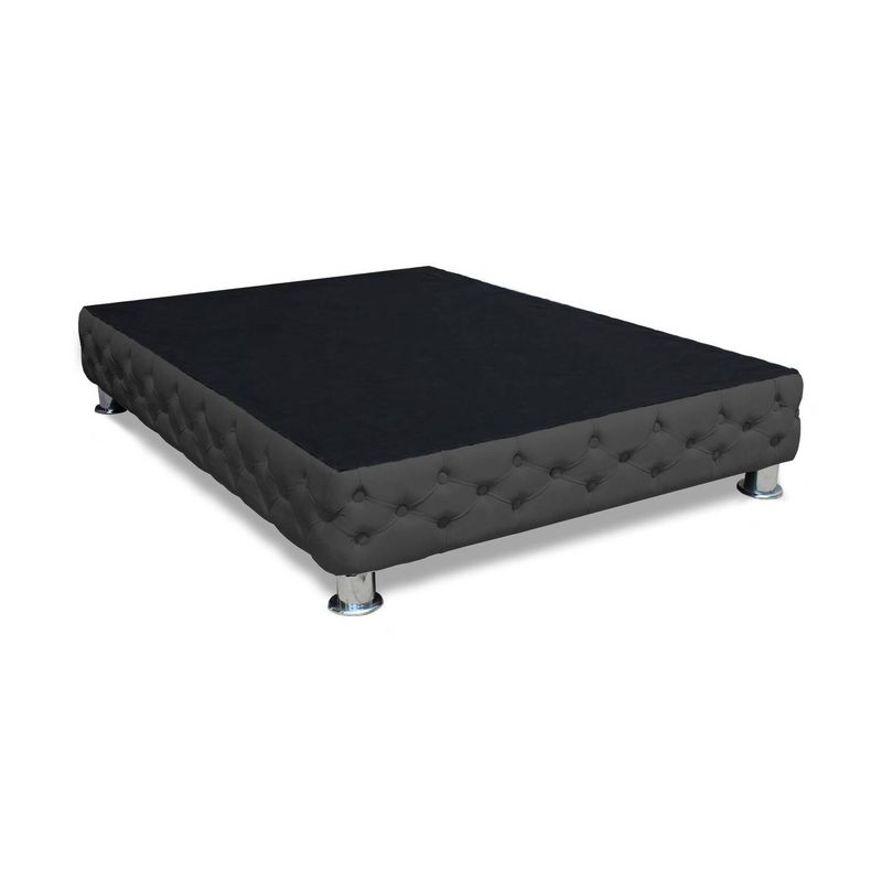 BARAKA HOME - Base De Cama Aarhus 2 plz - Gris Oscuro