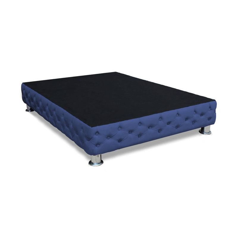 BARAKA HOME - Base De Cama Aarhus 2 plz - Azul Marino