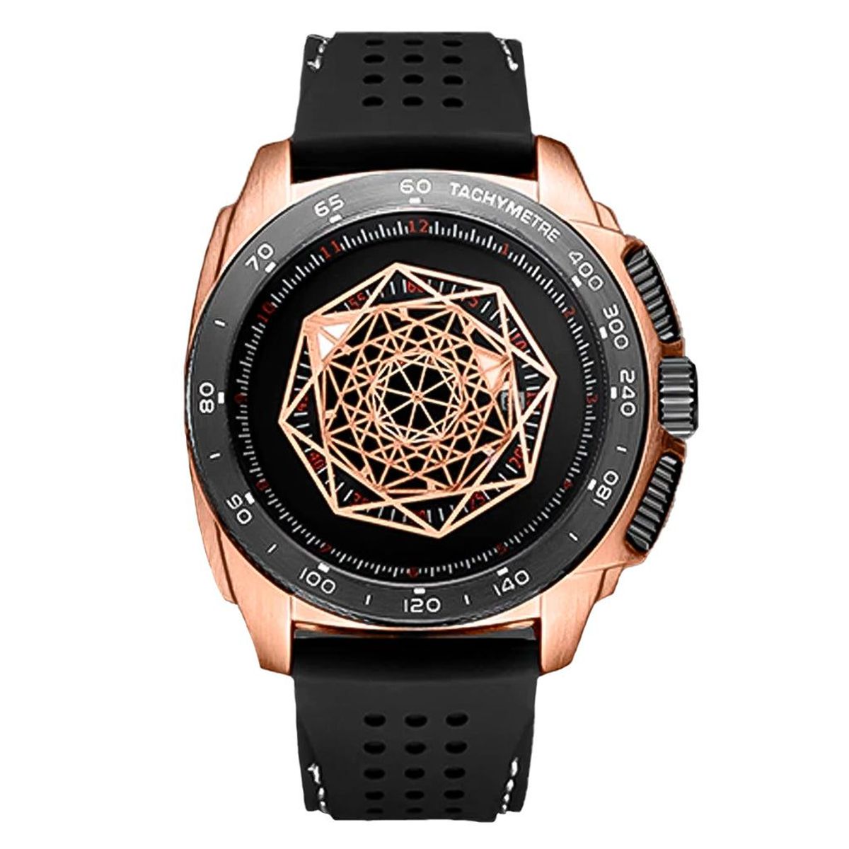RUIMAS - RELOJ HOMBRE RUIMAS NEGRO DORADO RN554G