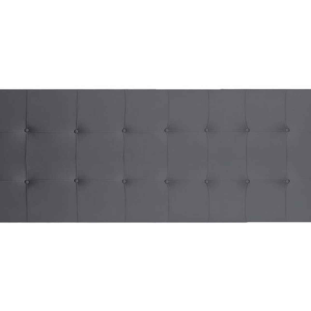 BARAKA HOME - Cabecera Mazyr 2 plz - Gris Oscuro