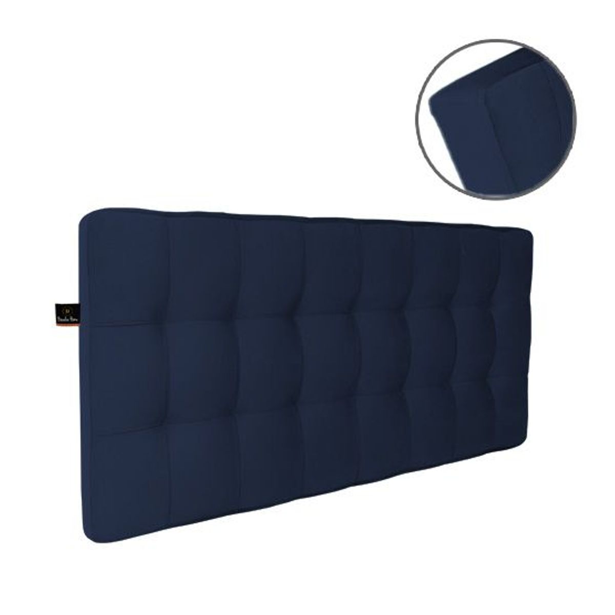 BARAKA HOME - Cabecera maltes 2 plz - Azul marino