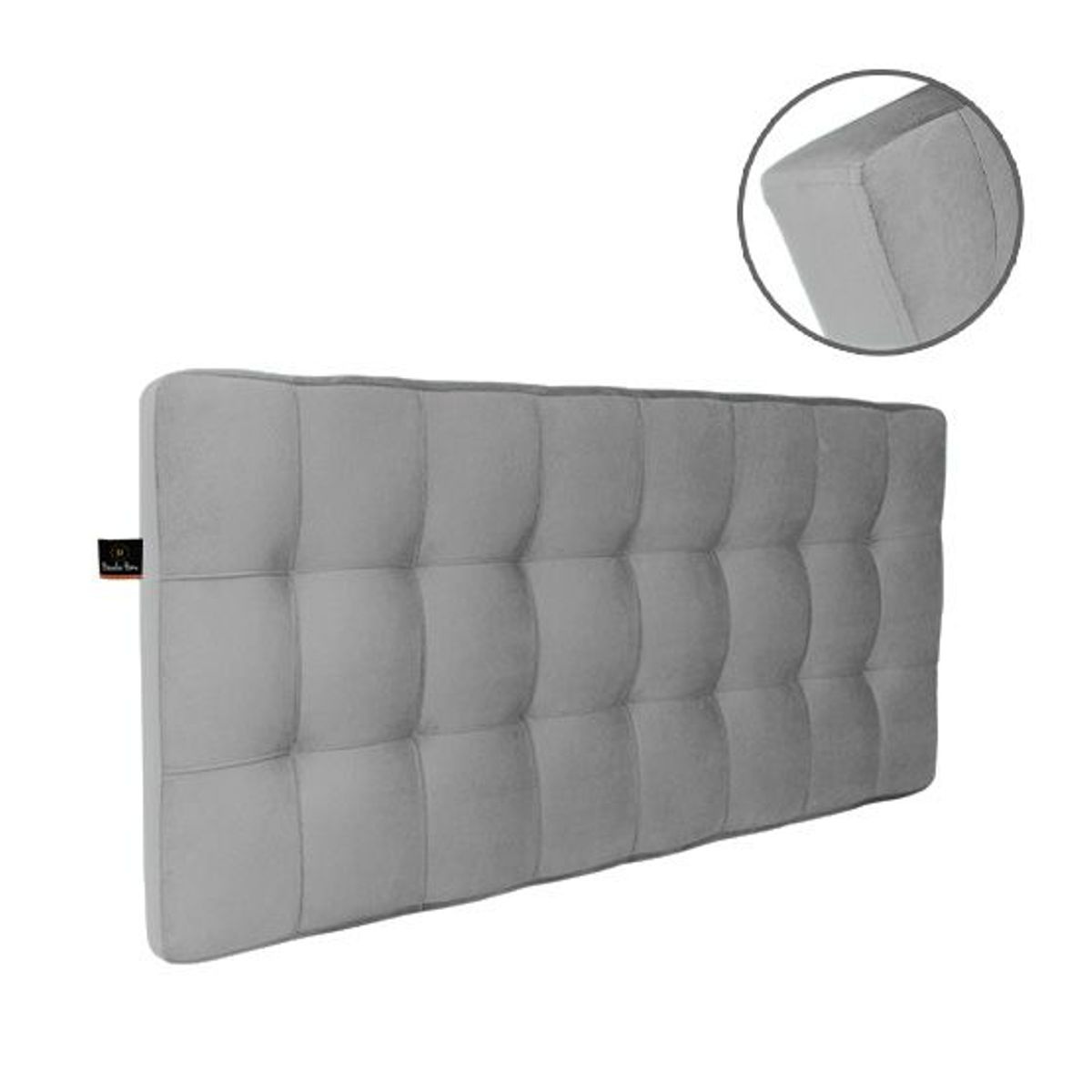 BARAKA HOME - Cabecera Maltes Queen - Gris Claro