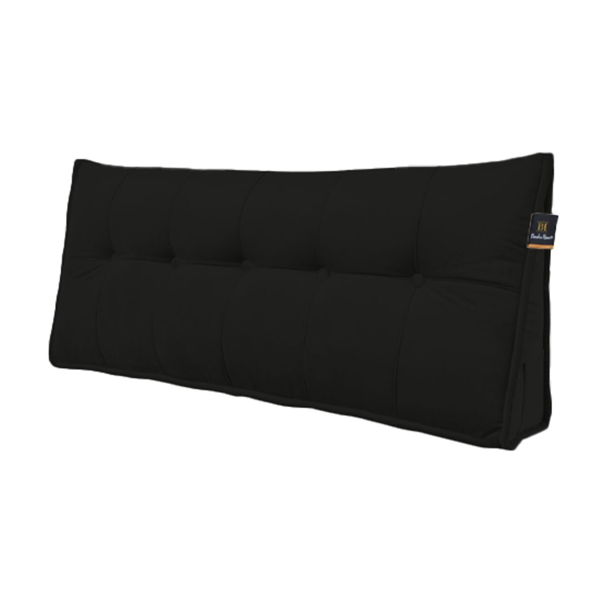 BARAKA HOME - Cojin de Respaldo Bitola 2 Plazas - Negro