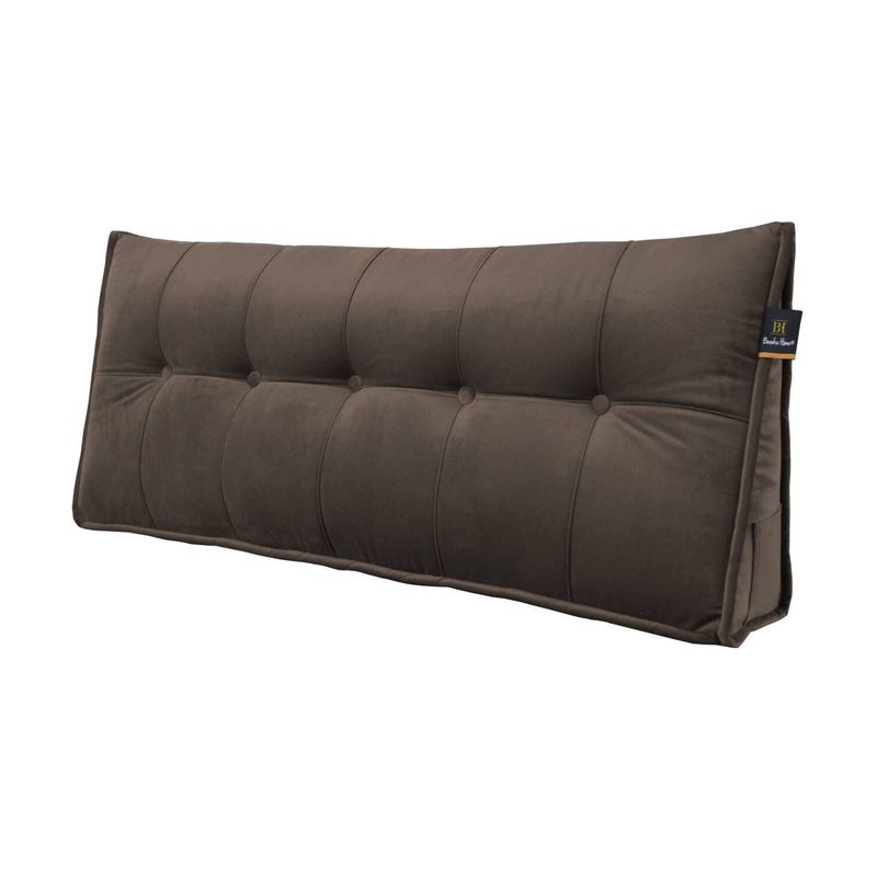 BARAKA HOME - Cojin de Respaldo Bitola 2 plz - Chocolate