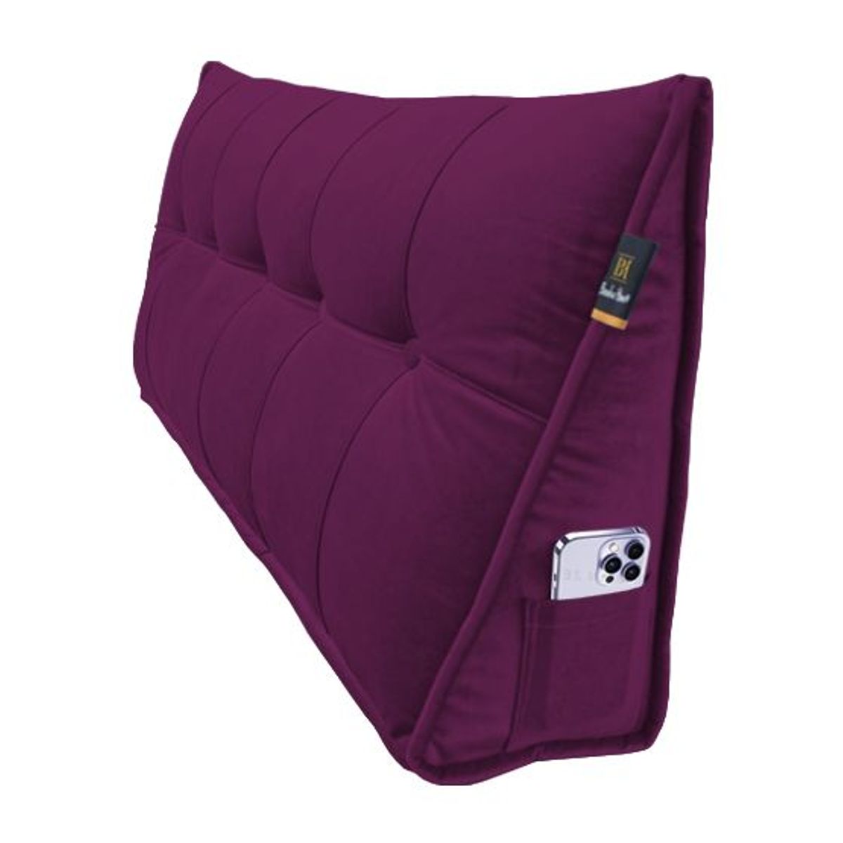 BARAKA HOME - Cojin de Respaldo Bitola 2 plz - Púrpura