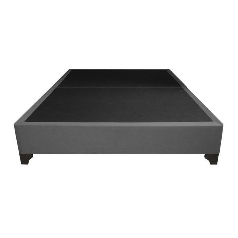BARAKA HOME - Base de Cama Luton Queen 1.53 x 2.03 - Gris Oscuro