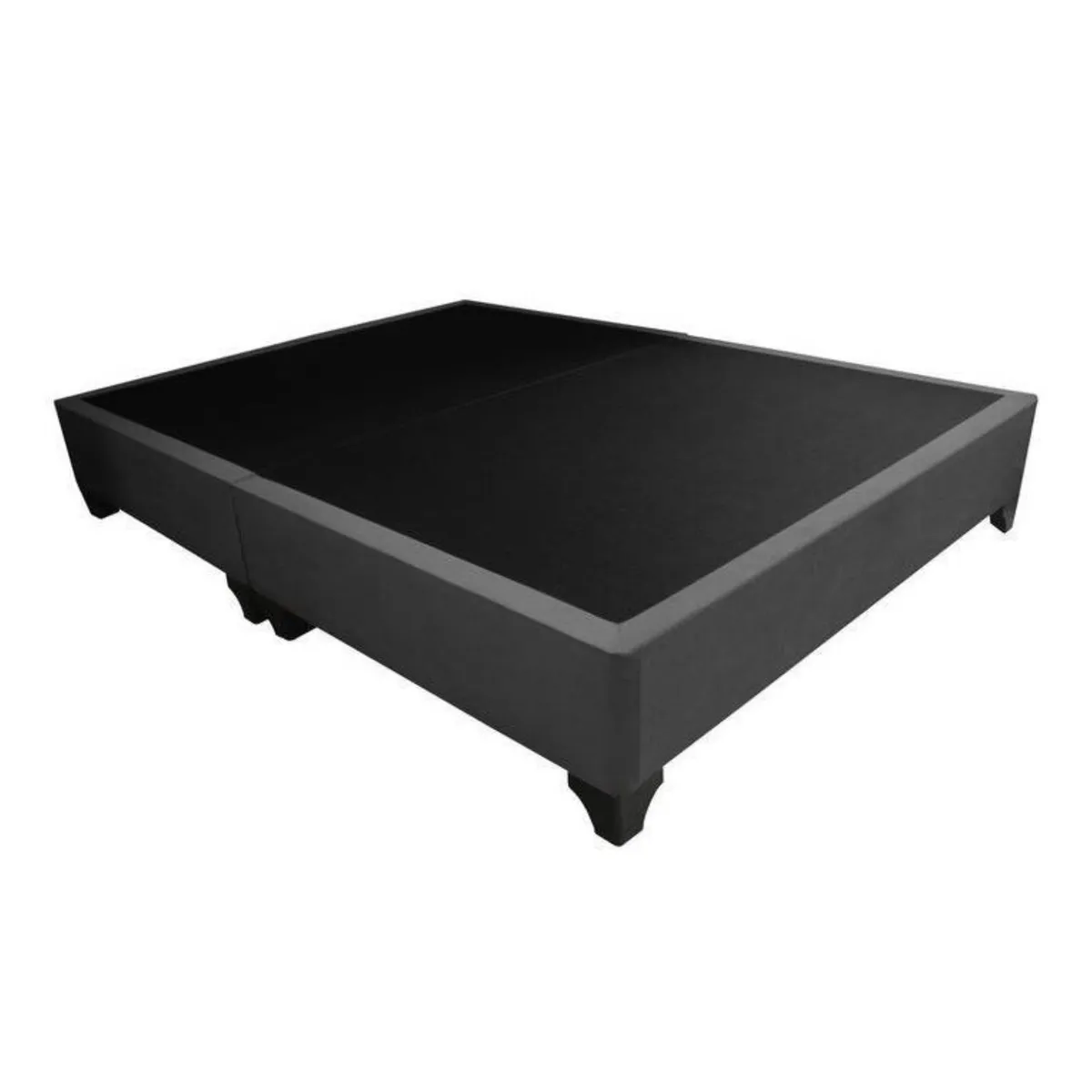 BARAKA HOME - Base de Cama Luton Queen 1.53 x 2.03 - Gris Oscuro