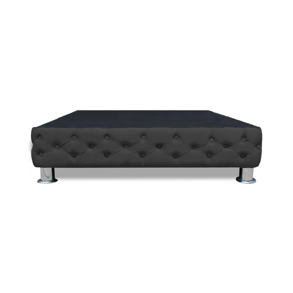 BARAKA HOME - Base De Cama Aarhus 1.5 plz - Negro
