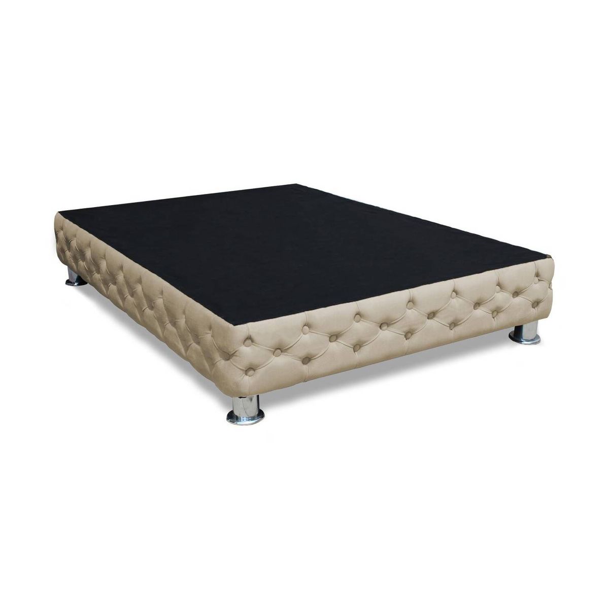 BARAKA HOME - Base De Cama Aarhus 1.5 plz - Beige Claro