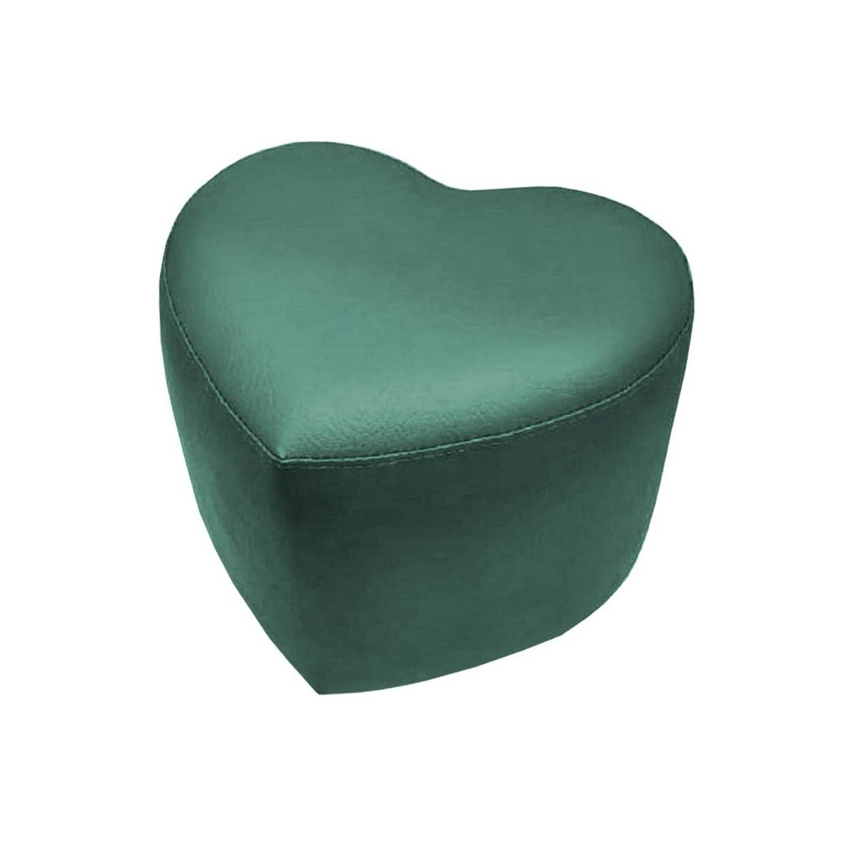 BARAKA HOME - Puff Corazón Lou Tapizado - Aqua