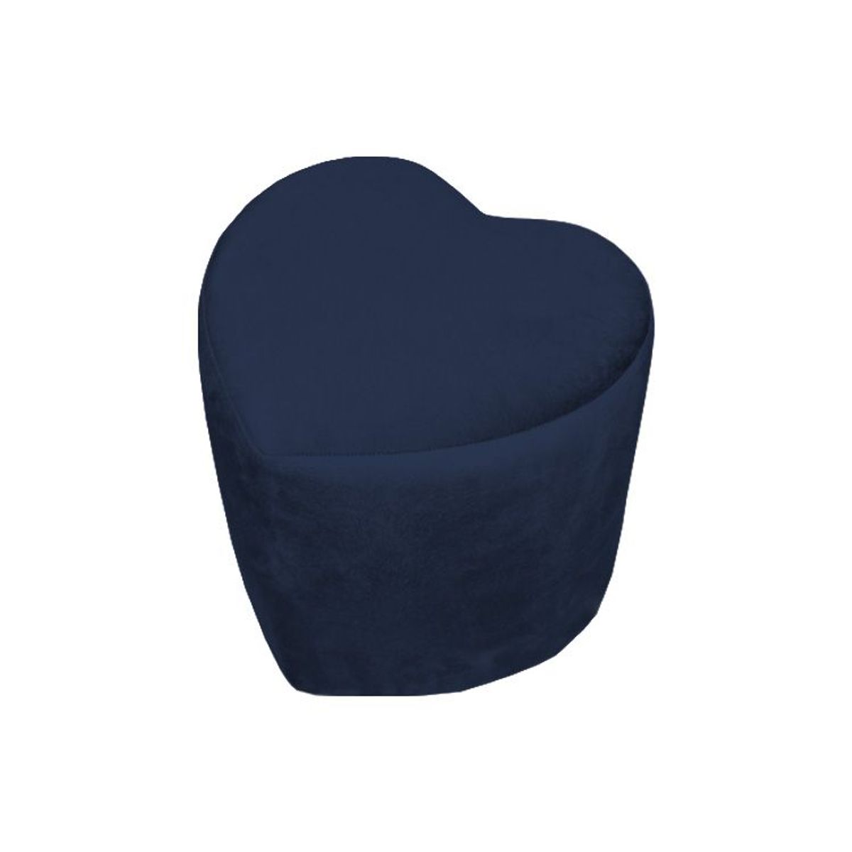 BARAKA HOME - Puff Corazón Lou Tapizado - Azul Marino