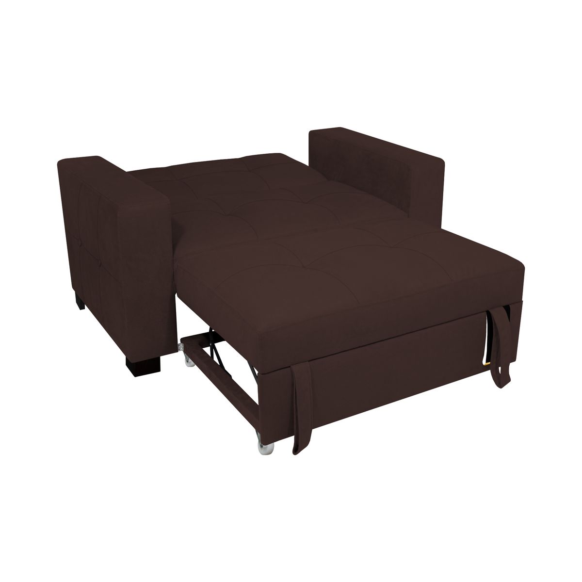 BARAKA HOME - Sofá Cama Madison 1.5 plz - Chocolate