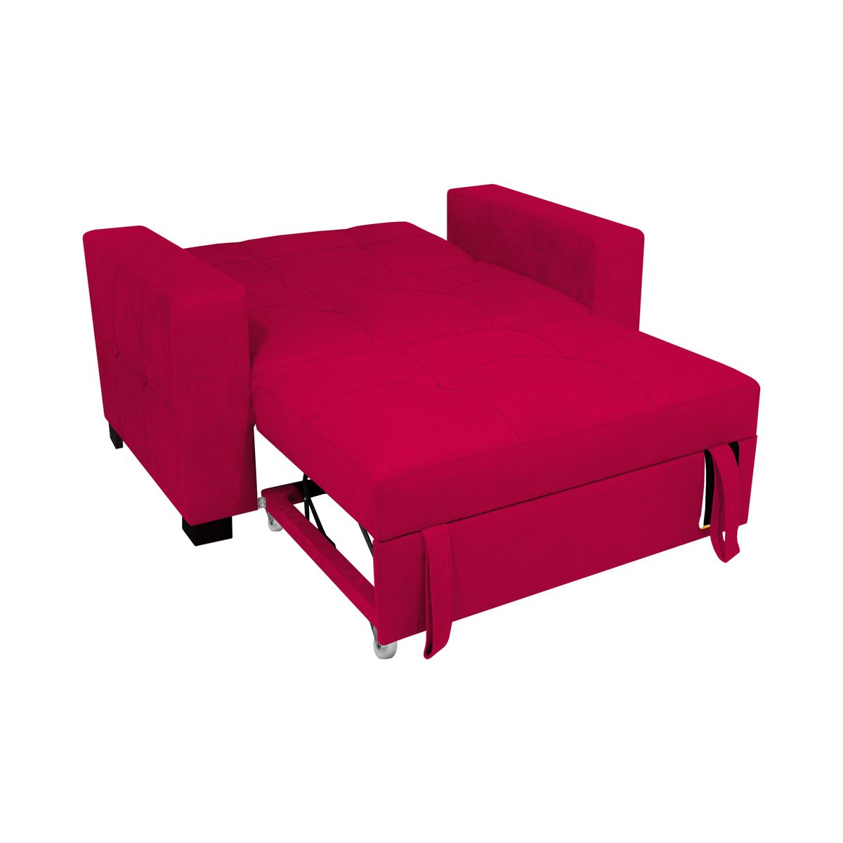 BARAKA HOME - Sofá Cama Madison 1.5 plz - Rojo