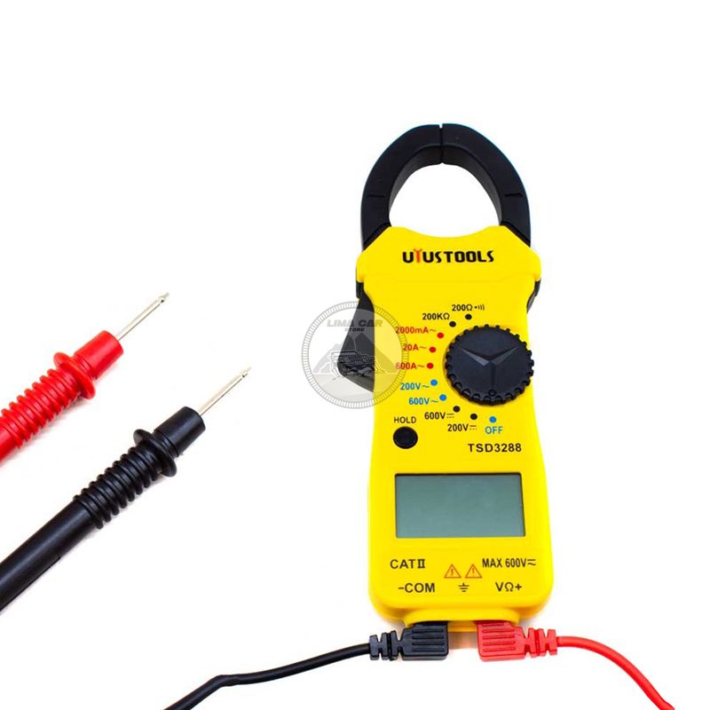 UYUSTOOLS - Pinza amperimetrica digital profesional 600A multimetro Uyustools