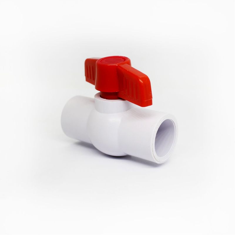 C AND A TOOLS - Válvula Esférica PVC Sin Rosca C&A 1"  - Blanco