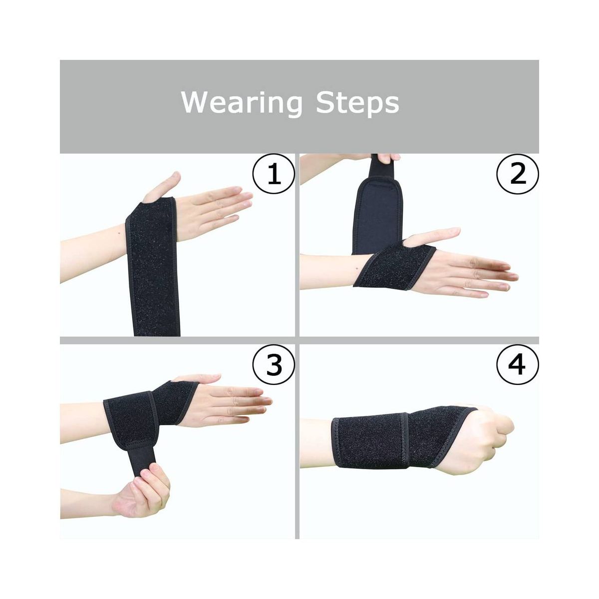 ARGYM - Muñequera velcro regulable talla m