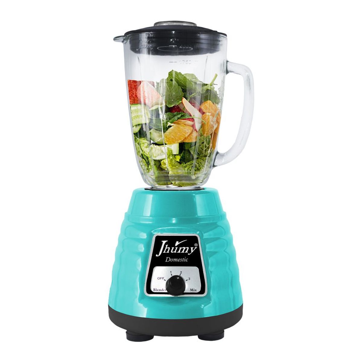 JHUMY - LICUADORA DOMESTIC TURQUESA JHUMY 2L 600W