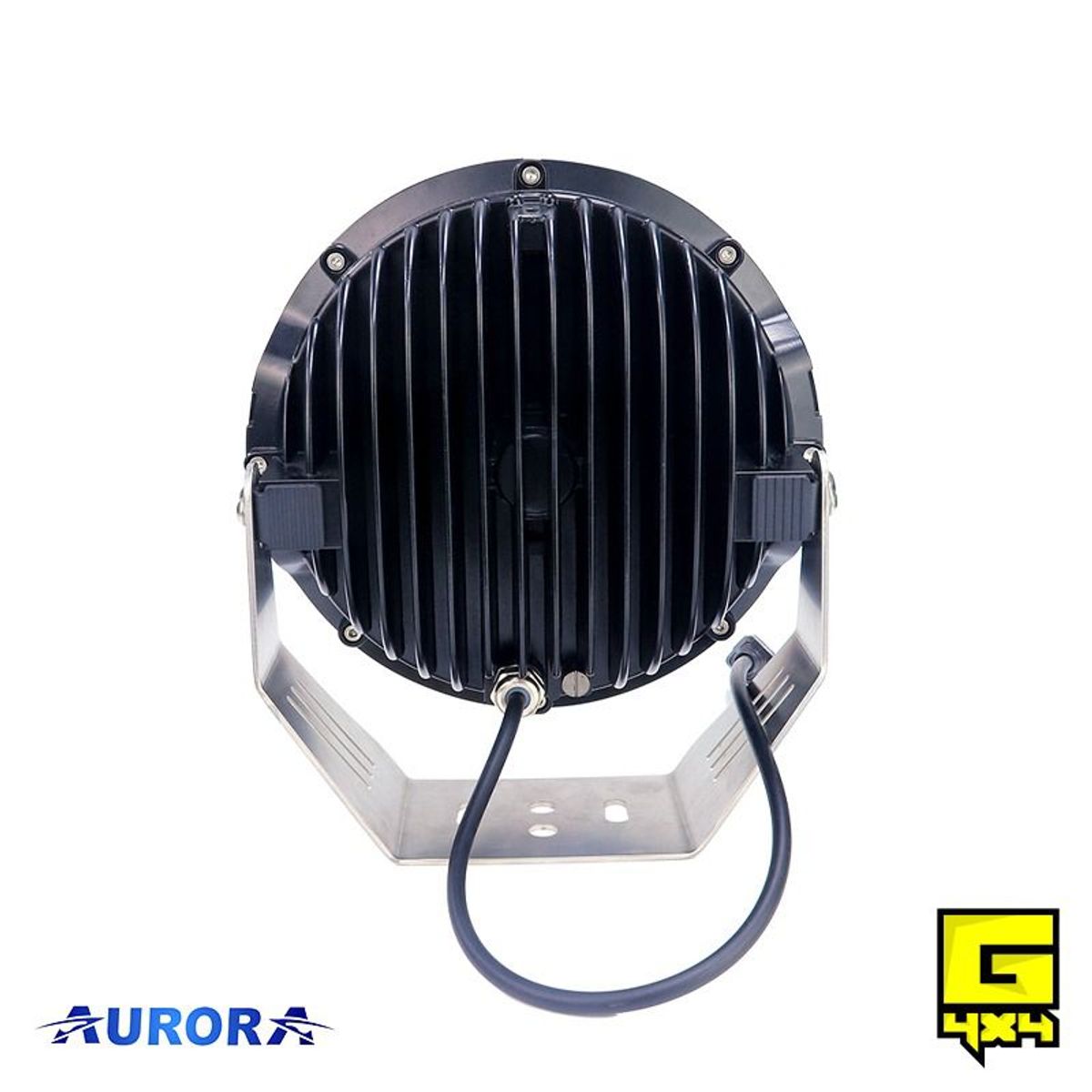 POWERED BY G4X4 GLOBAL 4 X 4 PE - Faro Shooter Negro Aurora de 9 185W 10000LM Luz Blanca
