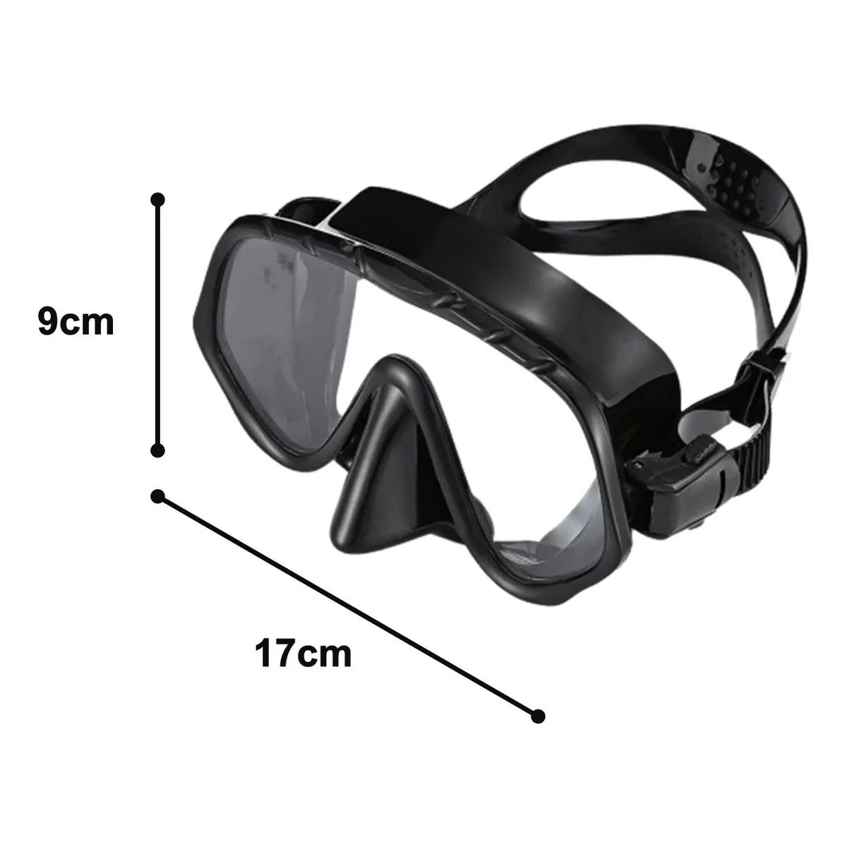 PORTO - Snorkel con Lentes y Tapones de Oído