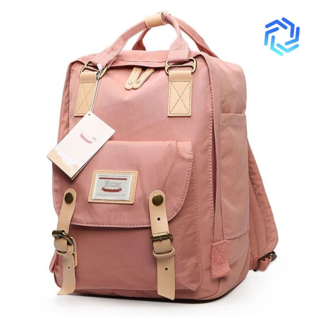 GENERICO - Mochila para laptop 14 pulgadas palo rosa