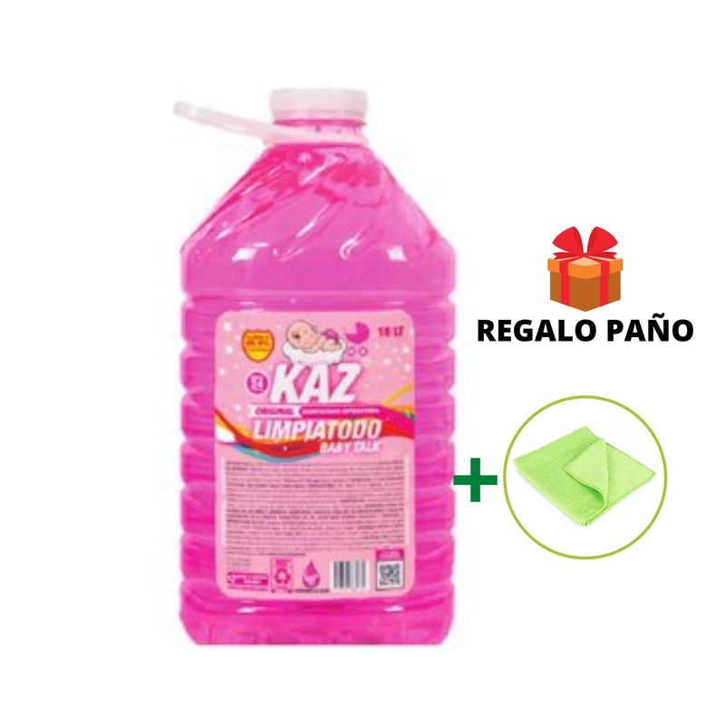 GENERAC - LIMPIATODO LÍQUIDO AROMA BABY TALK KAZVEL 3.8 LTS+ REGALO
