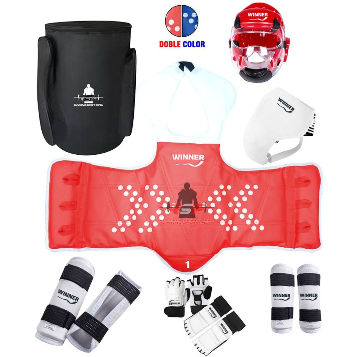 WINNER - Kit de Protección para Taekwondo Número 1