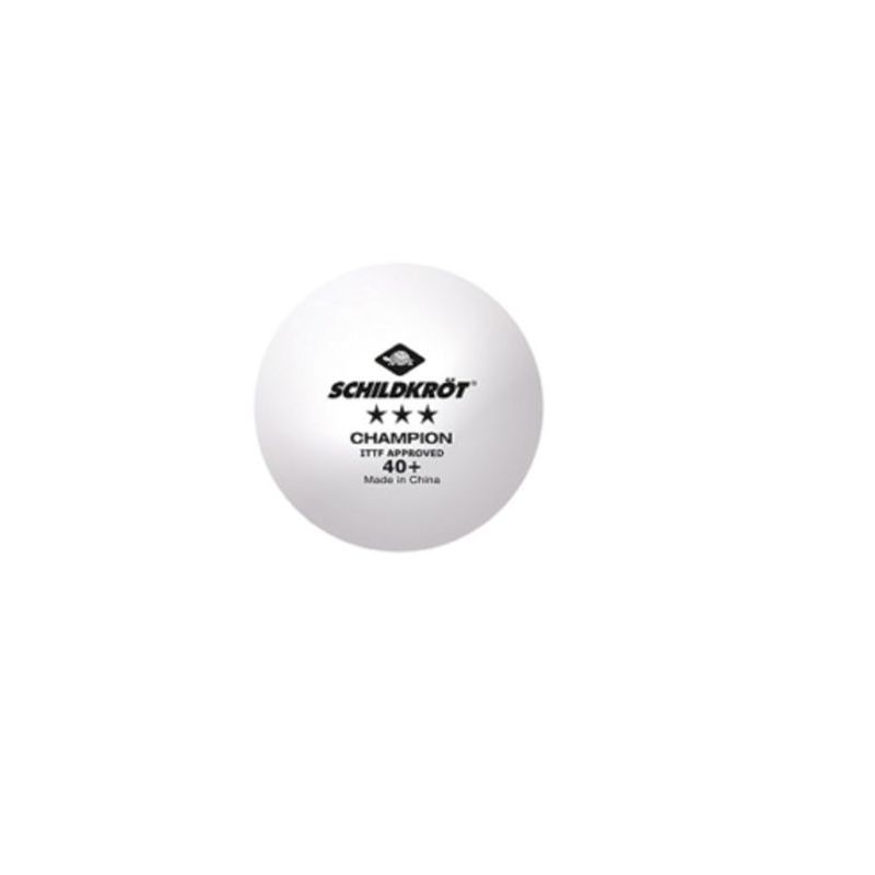 Donic - Pelota para ping pong 3 estrellas champion ittf 40+ blanco