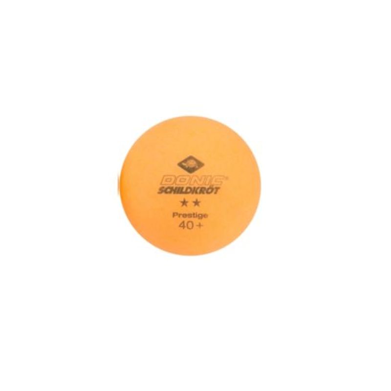Donic - Pelota para ping pong donic 2 estrellas prestige 40+ naranja