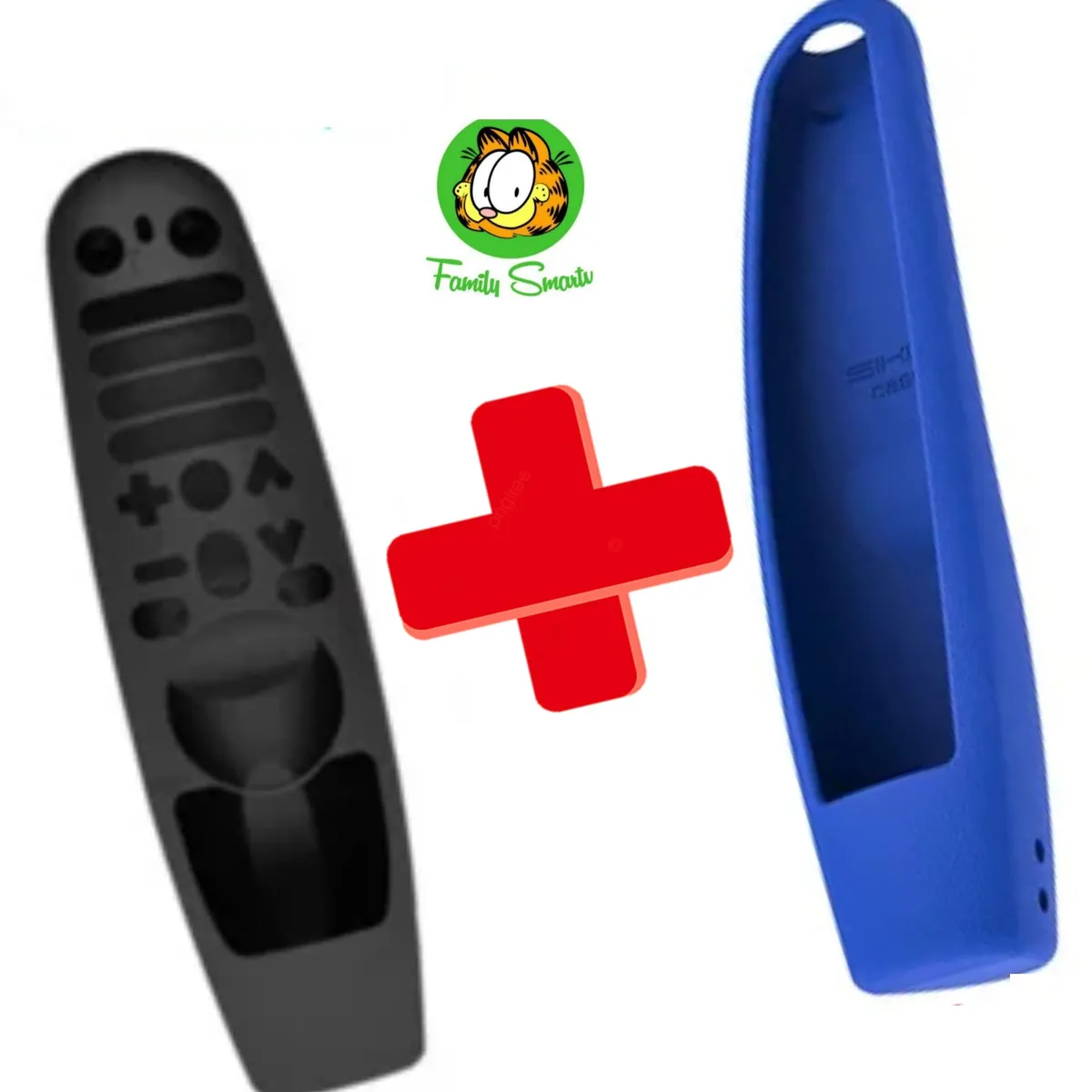 LG - Funda de silicona para Control remoto LG Magic Negro  funda Azul