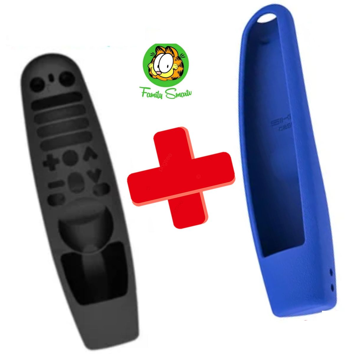 LG - Funda de silicona para Control remoto LG Magic Negro  funda Azul