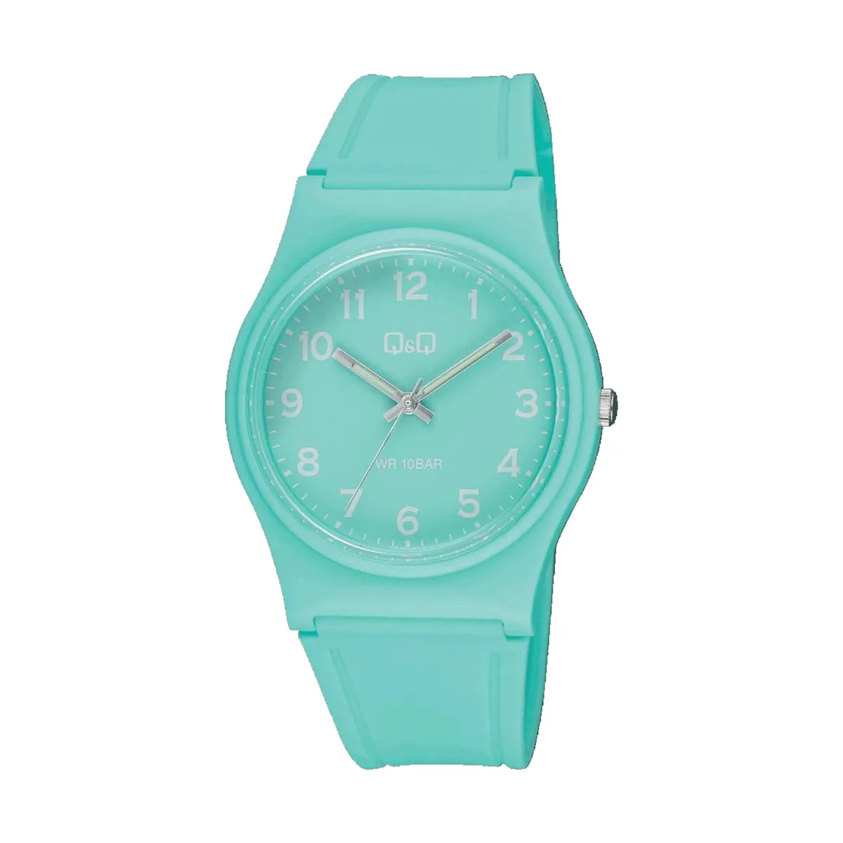 Q&Q - Reloj QQ Mujer Acuático Celeste 10BAR