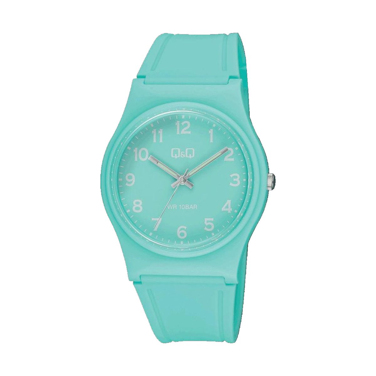Q&Q - Reloj QQ Mujer Acuático Celeste 10BAR
